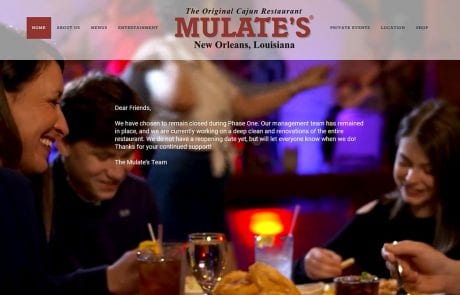 mulate's cajun restaurant