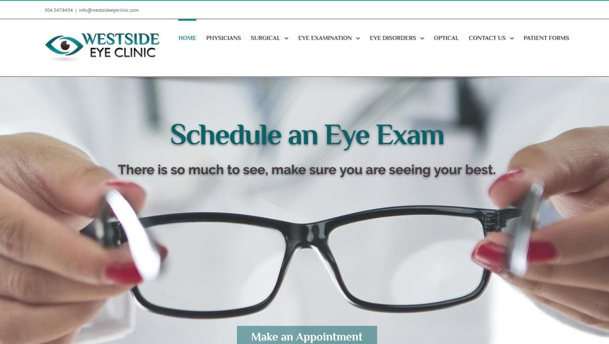 Westside Eye Clinic Website